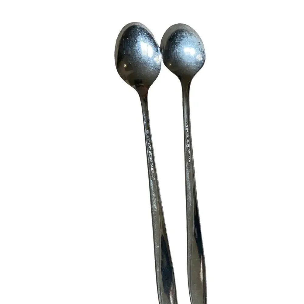 Oneida Vintage Stainless 8 piece long handled flatware cutlery spoon/fork set